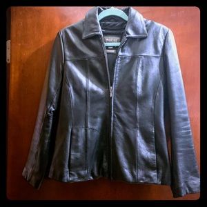 Y2K or 90s Vintage Leather Jacket Removable Liner